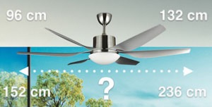 Choisir le diamètre d'un ventilateur de plafond ?