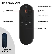 Ventilateur mural DC Pro 45 cm avec Télécommande - Noir