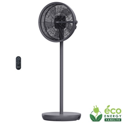 Ventilateur DC sur pied 40cm avec télécommande - Noir