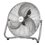 Ventilateur table/sol 45cm - Chrome
