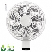 Ventilateur mural DC 40 cm avec Télécommande - Blanc - Grille plastique