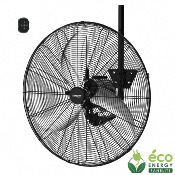 Ventilateur mural DC Pro 65 cm avec Télécommande - Noir