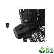 Ventilateur sur pied DC Pro 50 cm avec Télécommande - Noir