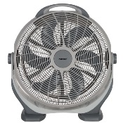 Ventilateur table/sol 50cm - Grilles plastiques - Gris