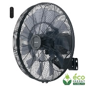 Ventilateur mural DC Pro 45 cm avec Télécommande - Noir