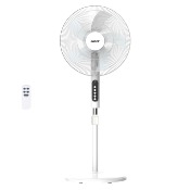 Ventilateur sur pied 45 cm - Blanc - Télécommande